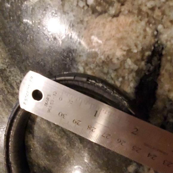 B. Makowsky black leather hobo slouch shoulder bag - Picture 8 of 8